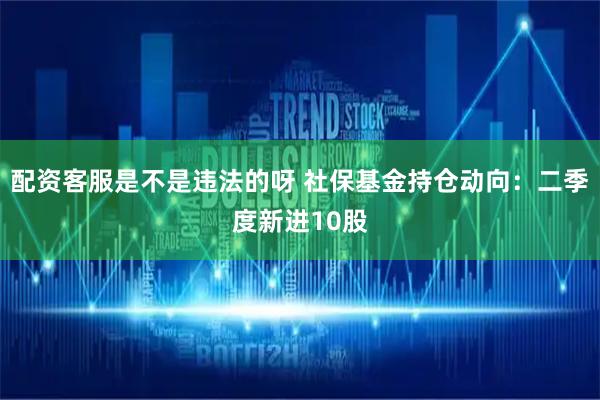 配资客服是不是违法的呀 社保基金持仓动向：二季度新进10股